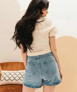 WL Evans Cotton Pocketed Paper Bag Shorts BOTTOMS