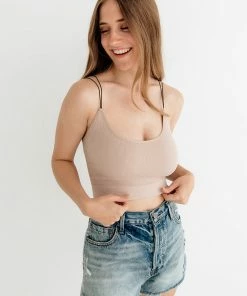 BT SEAMLESS BASICS Double Strap Seamless Brami - Light Taupe