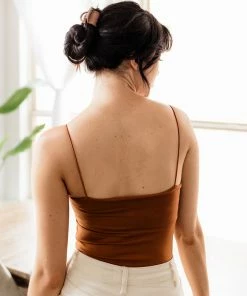 BT Close Call Seamless Cami Bodysuit - Camel