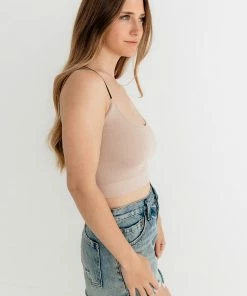 BT SEAMLESS BASICS Double Strap Seamless Brami - Light Taupe