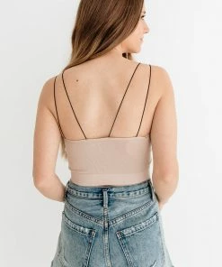 BT SEAMLESS BASICS Double Strap Seamless Brami - Light Taupe