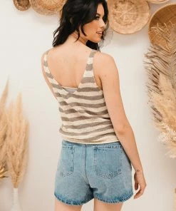 BT Takeaway Striped Knit Tank