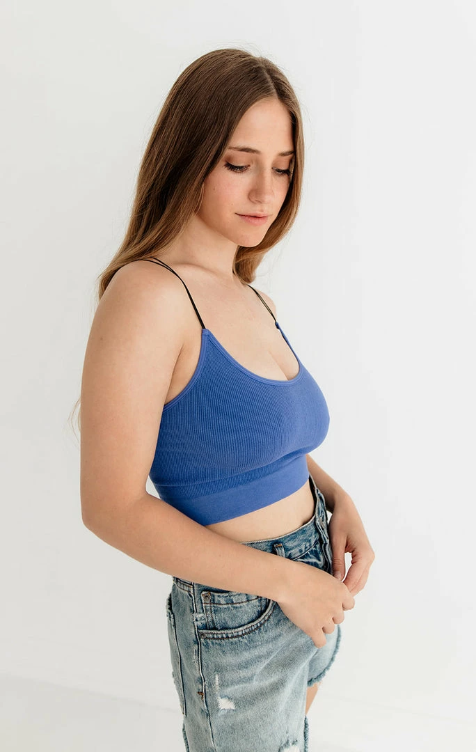 BT SEAMLESS BASICS Double Strap Seamless Brami - Blue Iris 5 BT SEAMLESS BASICS Double Strap Seamless Brami - Blue Iris