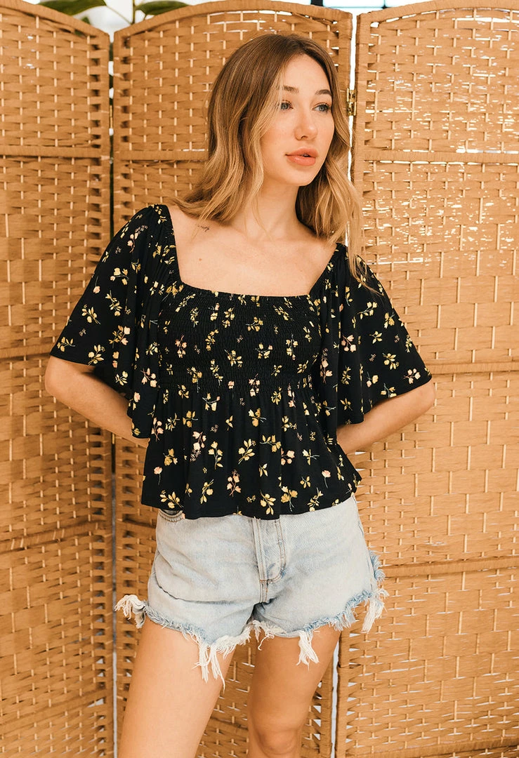 BT Camille Smocked Floral Top 7 BT Camille Smocked Floral Top