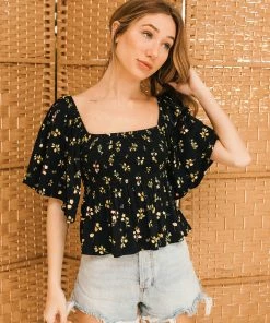 BT Camille Smocked Floral Top 10 BT Camille Smocked Floral Top