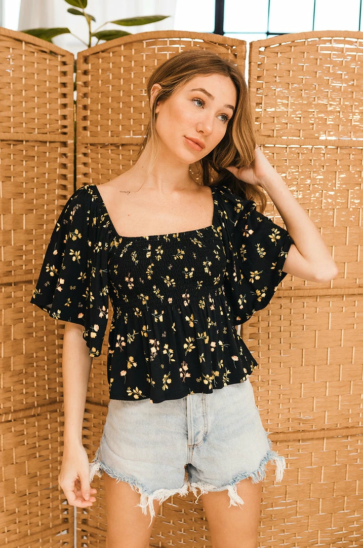 BT Camille Smocked Floral Top 6 BT Camille Smocked Floral Top