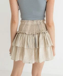 BT Nellie Tie Dye Smocked Ruffle Skirt Or Tube Top TOPS