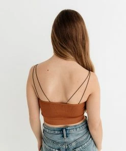 BT Double Strap Seamless Brami - Camel