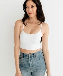 BT Weekend Stay Seamless Brami - White SEAMLESS BASICS