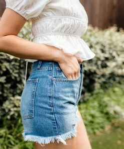 BT Dean High Rise Distressed Denim Shorts 14 BT Dean High Rise Distressed Denim Shorts