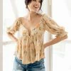 BT BEST SELLERS Got Sunshine Floral Babydoll Top