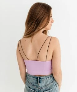 BT Double Strap Seamless Brami - Lilac SEAMLESS BASICS 10 BT Double Strap Seamless Brami - Lilac SEAMLESS BASICS