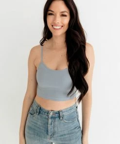 BT SEAMLESS BASICS Weekend Stay Seamless Brami - Sky Blue