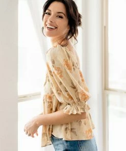 BT BEST SELLERS Got Sunshine Floral Babydoll Top 16 BT BEST SELLERS Got Sunshine Floral Babydoll Top