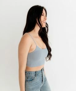 BT SEAMLESS BASICS Weekend Stay Seamless Brami - Sky Blue
