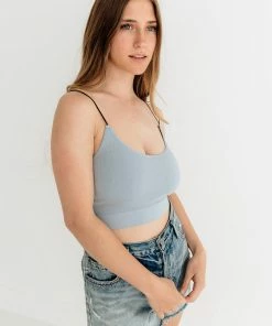 BT Double Strap Seamless Brami - Sky Blue