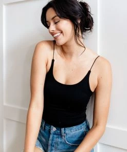 BT Close Call Seamless Cami Bodysuit - Black