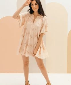 BT Bernadine Eyelet Babydoll Embroidery Dress