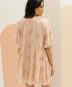 BT Bernadine Eyelet Babydoll Embroidery Dress