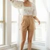 BT Barnett Cotton Pocketed High Rise Shorts