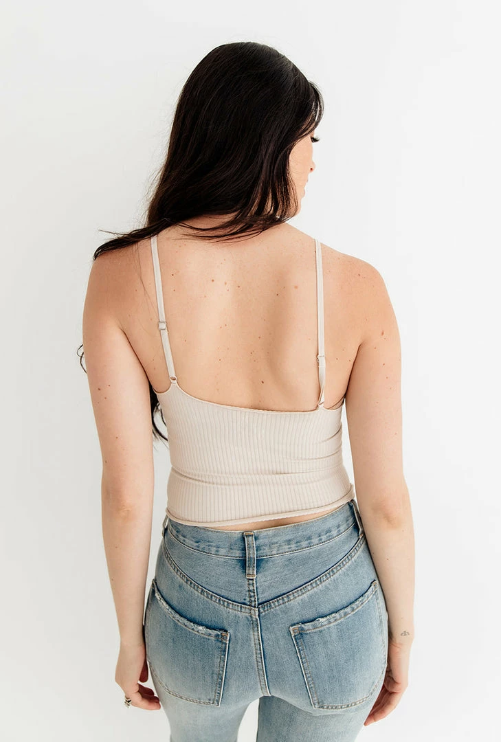 BT Forever Young Seamless Frill Ruffle Tank Top - Chalk TOPS 5 BT Forever Young Seamless Frill Ruffle Tank Top - Chalk TOPS