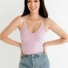 BT BEST SELLERS Forever Young Seamless Frill Ruffle Tank Top - Lavender