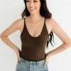BT Forever Young Seamless Frill Ruffle Tank Top - Fudge BEST SELLERS
