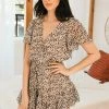 BT ANIMAL PRINT Spirit Animal Ruffle Romper