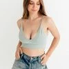 BT Shoreline Bralette - Dusty Mint SEAMLESS BASICS