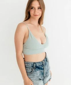 BT Shoreline Bralette - Dusty Mint SEAMLESS BASICS