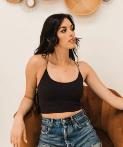 BT Double Strap Seamless Brami - Black SEAMLESS BASICS