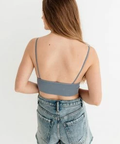 BT Step Up Washed Bralette - Washed Denim SEAMLESS BASICS