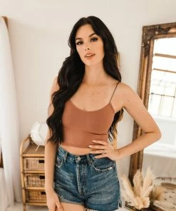 BT Skinny Strap Seamless Brami - Cocoa SEAMLESS BASICS