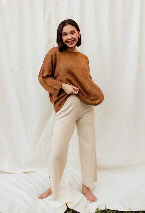 WL Nicole Wide Leg Knit Pants BOTTOMS