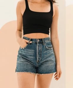 BT Parker High Rise Denim Shorts BOTTOMS