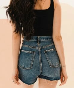 BT Parker High Rise Denim Shorts BOTTOMS