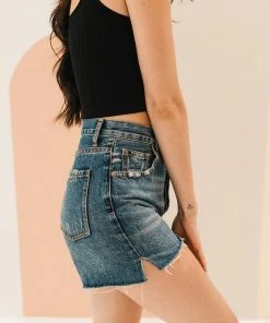 BT Parker High Rise Denim Shorts BOTTOMS
