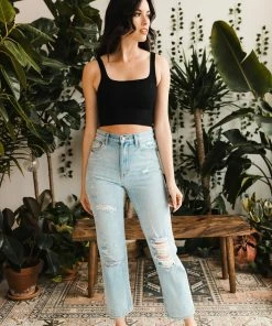 BT Kip High Rise Distressed Denim Jeans BOTTOMS