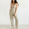 MABLE Madison Cotton Pocketed Overalls + Crop Top Halter MATCHING SETS