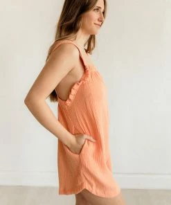 WL ROMPERS + JUMPSUITS Lisa Pocketed Cotton Relaxed Romper 11 WL ROMPERS + JUMPSUITS Lisa Pocketed Cotton Relaxed Romper