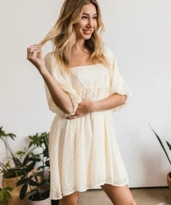 BT Bridgerton Jacquard Babydoll Dress BRIDAL