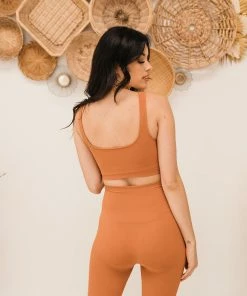 BT Busywork Seamless Biker Shorts - Terracotta BUMP FRIENDLY