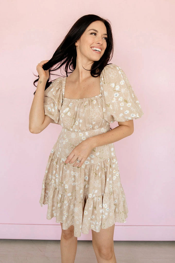 BT BEST SELLERS Lula Floral Cut Out Tiered Babydoll Dress 4 BT BEST SELLERS Lula Floral Cut Out Tiered Babydoll Dress