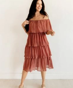 BT Rehearsal Tiered Midi Dress BEST SELLERS