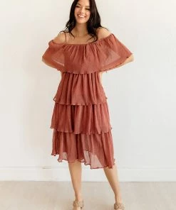 BT Rehearsal Tiered Midi Dress BEST SELLERS