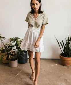 BT Lynn Tiered Ruffle Skirt