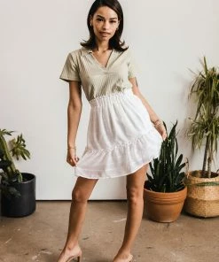 BT Lynn Tiered Ruffle Skirt