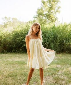 BT DRESSES Kaylum Striped Peplum Dress