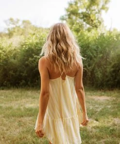 BT DRESSES Kaylum Striped Peplum Dress