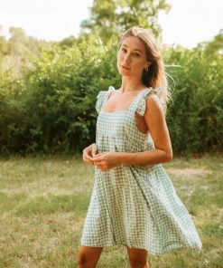 BT DRESSES Taylor Gingham Babydoll Dress 9 BT DRESSES Taylor Gingham Babydoll Dress